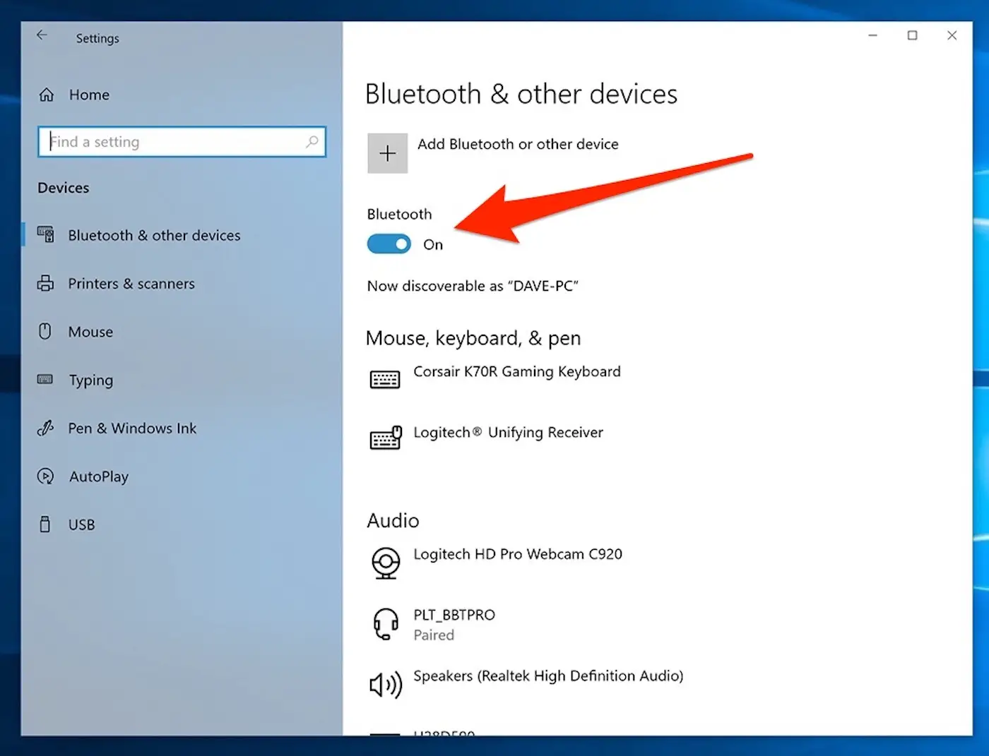 Enable Bluetooth on Your Device